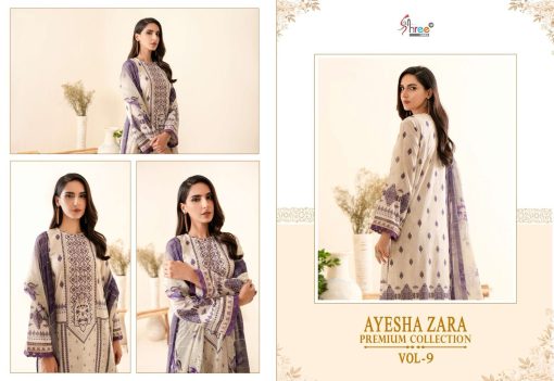 Shree Fabs Ayesha Zara Premium Collection Vol 9 Cotton Chiffon Salwar Suit Catalog 6 Pcs 8 510x351 - Shree Fabs Ayesha Zara Premium Collection Vol 9 Cotton Chiffon Salwar Suit Catalog 6 Pcs
