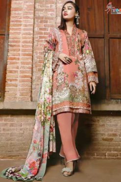 Shree Fabs Firdous Exclusive Collection Vol 14 NX Chiffon Cotton Salwar Suit Catalog 4 Pcs