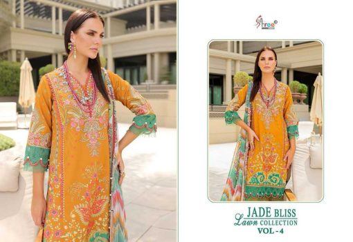 Shree Fabs Jade Bliss Lawn Collection Vol 4 Cotton Chiffon Salwar Suit Catalog 4 Pcs 2 510x351 - Shree Fabs Jade Bliss Lawn Collection Vol 4 Cotton Chiffon Salwar Suit Catalog 4 Pcs