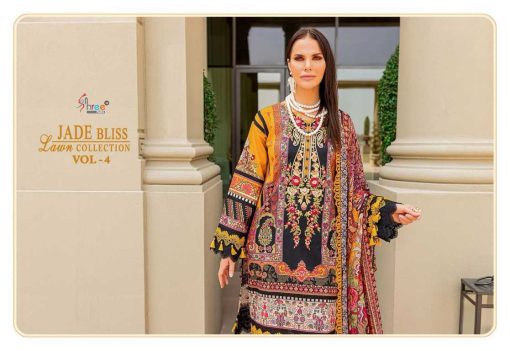 Shree Fabs Jade Bliss Lawn Collection Vol 4 Cotton Chiffon Salwar Suit Catalog 4 Pcs 5 510x351 - Shree Fabs Jade Bliss Lawn Collection Vol 4 Cotton Chiffon Salwar Suit Catalog 4 Pcs