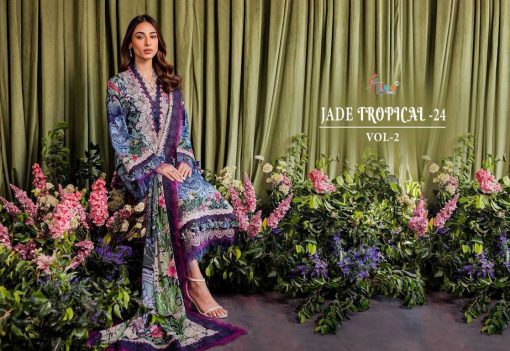 Shree Fabs Jade Tropical 24 Vol 2 Chiffon Cotton Salwar Suit Catalog 4 Pcs 8 510x351 - Shree Fabs Jade Tropical 24 Vol 2 Chiffon Cotton Salwar Suit Catalog 4 Pcs