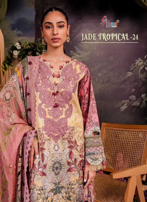 Shree Fabs Jade Tropical Vol 24 Chiffon Cotton Salwar Suit Catalog 4 Pcs 1 510x701 - Shree Fabs Jade Tropical Vol 24 Chiffon Cotton Salwar Suit Catalog 4 Pcs