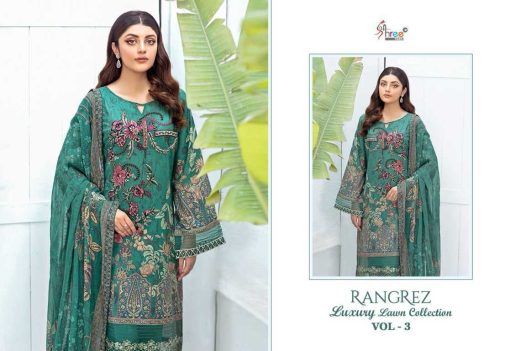 Shree Fabs Rangrez Luxury Lawn Collection Vol 3 Chiffon Cotton Salwar Suit Catalog 4 Pcs 4 510x351 - Shree Fabs Rangrez Luxury Lawn Collection Vol 3 Chiffon Cotton Salwar Suit Catalog 4 Pcs