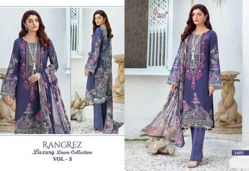 Shree Fabs Rangrez Luxury Lawn Collection Vol 3 Chiffon Cotton Salwar Suit Catalog 4 Pcs 8 510x351 - Shree Fabs Rangrez Luxury Lawn Collection Vol 3 Chiffon Cotton Salwar Suit Catalog 4 Pcs