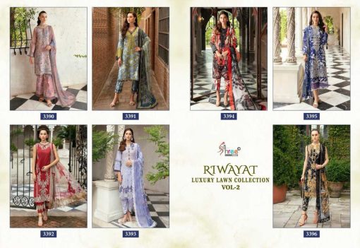 Shree Fabs Riwayat Luxury Lawn Collection Vol 2 Chiffon Cotton Salwar Suit Catalog 7 Pcs 16 510x351 - Shree Fabs Riwayat Luxury Lawn Collection Vol 2 Chiffon Cotton Salwar Suit Catalog 7 Pcs