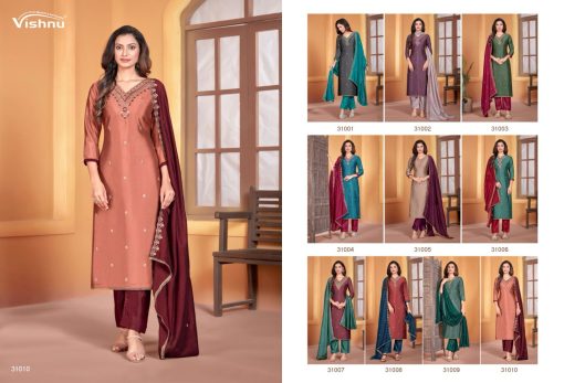 Vishnu Jashn A Noor Silk Salwar Suit Catalog 10 Pcs 11 510x347 - Vishnu Jashn A Noor Silk Salwar Suit Catalog 10 Pcs