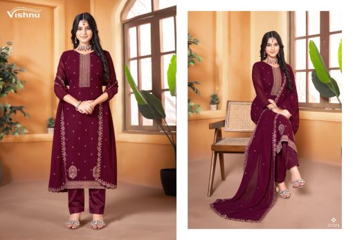 Vishnu Ramiza Vol 3 Georgette Salwar Suit Catalog 8 Pcs 4 510x347 - Vishnu Ramiza Vol 3 Georgette Salwar Suit Catalog 8 Pcs