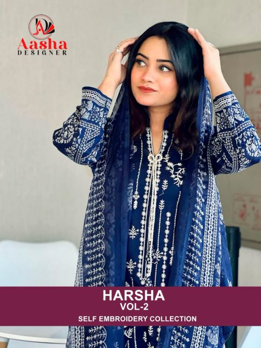 Aasha Harsha Vol 2 Chiffon Cotton Salwar Suit Catalog 2 Pcs 1 510x680 - Aasha Harsha Vol 2 Chiffon Cotton Salwar Suit Catalog 2 Pcs