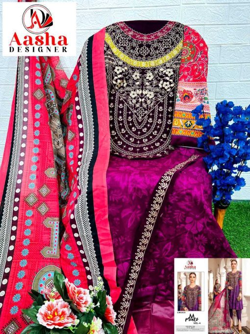Aasha M Print Vol 4 Chiffon Cotton Salwar Suit Catalog 2 Pcs 6 510x680 - Aasha M Print Vol 4 Chiffon Cotton Salwar Suit Catalog 2 Pcs