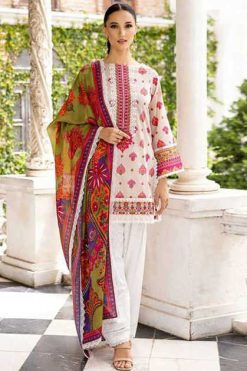 Aasha M Print Vol 7 Chiffon Cotton Salwar Suit Catalog 2 Pcs