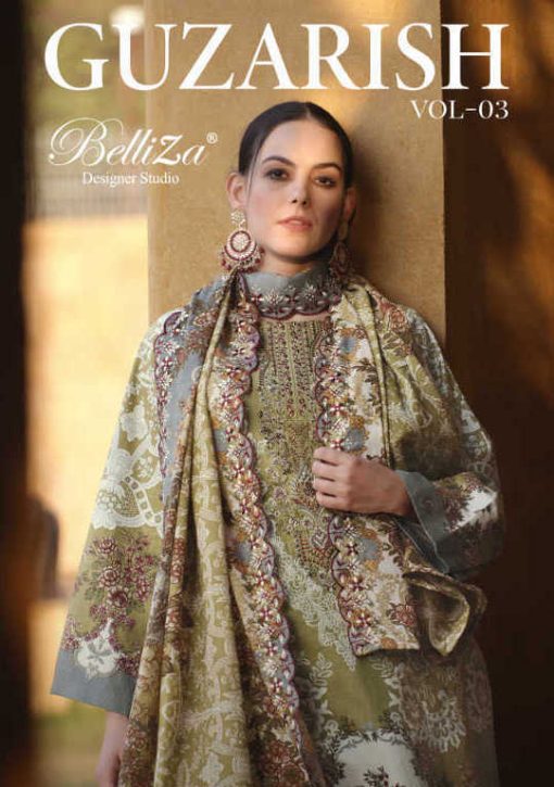 Belliza Guzarish Vol 3 Cotton Salwar Suit Catalog 8 Pcs 1 510x725 - Belliza Guzarish Vol 3 Cotton Salwar Suit Catalog 8 Pcs
