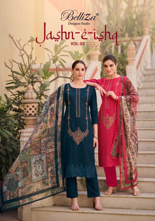 Belliza Jashn E Ishq Vol 3 Cotton Salwar Suit Catalog 8 Pcs 1 510x725 - Belliza Jashn-E-Ishq Vol 3 Cotton Salwar Suit Catalog 8 Pcs