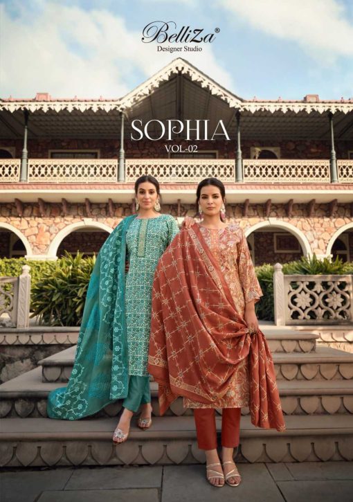 Belliza Sophia Vol 2 Cotton Salwar Suit Catalog 8 Pcs 1 510x725 - Belliza Sophia Vol 2 Cotton Salwar Suit Catalog 8 Pcs