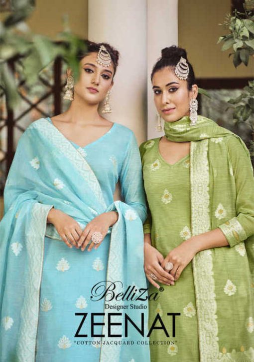 Belliza Zeenat Cotton Salwar Suit Catalog 6 Pcs 1 510x725 - Belliza Zeenat Cotton Salwar Suit Catalog 6 Pcs