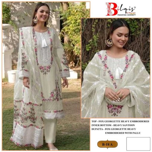 Bilqis B 18 A D Georgette Salwar Suit Catalog 4 Pcs 4 510x510 - Bilqis B 18 A-D Georgette Salwar Suit Catalog 4 Pcs