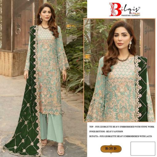 Bilqis B 35 A D Georgette Salwar Suit Catalog 4 Pcs 4 510x510 - Bilqis B 35 A-D Georgette Salwar Suit Catalog 4 Pcs