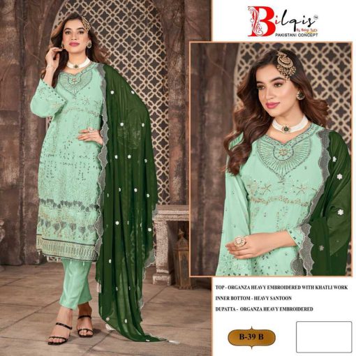 Bilqis B 39 A D Georgette Salwar Suit Catalog 4 Pcs 2 510x510 - Bilqis B 39 A-D Georgette Salwar Suit Catalog 4 Pcs