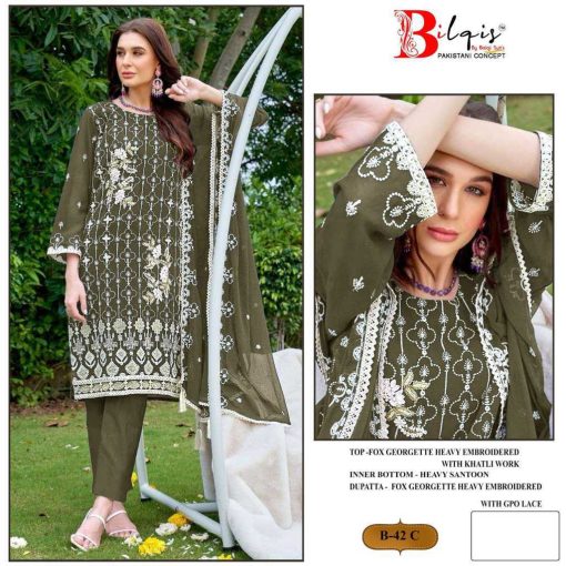 Bilqis B 42 A D Georgette Salwar Suit Catalog 4 Pcs 2 510x510 - Bilqis B 42 A-D Georgette Salwar Suit Catalog 4 Pcs