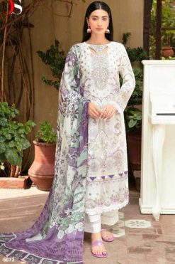 Deepsy Cheveron Vol 12 Cotton Chiffon Salwar Suit Catalog 4 Pcs 247x371 - Surat Fabrics