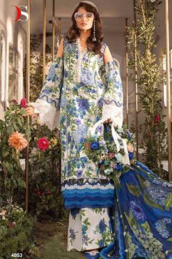 Deepsy Maria B M Prints Vol 24 Chiffon Cotton Salwar Suit Catalog 8 Pcs