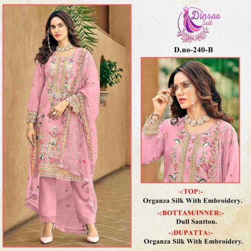 Dinsaa DS 240 A D Organza Salwar Suit Catalog 4 Pcs 4 510x510 - Dinsaa DS 240 A-D Organza Salwar Suit Catalog 4 Pcs