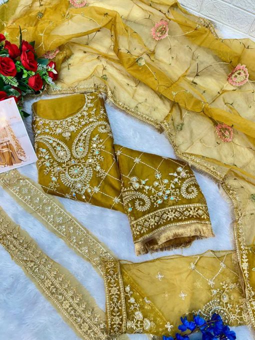 Dinsaa DS 241 A D Organza Salwar Suit Catalog 4 Pcs 6 510x680 - Dinsaa DS 241 A-D Organza Salwar Suit Catalog 4 Pcs