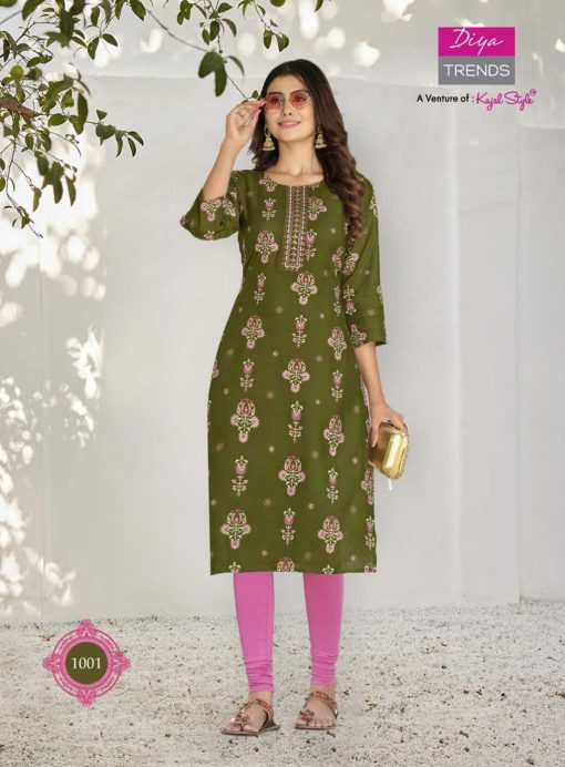 Diya Trends Metro City by Kajal Style Rayon Kurti Catalog 20 Pcs 4 510x692 - Diya Trends Metro City by Kajal Style Rayon Kurti Catalog 20 Pcs