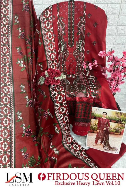 Firdous Queen Exclusive Heavy Lawn Vol 10 Salwar Suit Catalog 6 Pcs 17 510x766 - Firdous Queen Exclusive Heavy Lawn Vol 10 Salwar Suit Catalog 6 Pcs