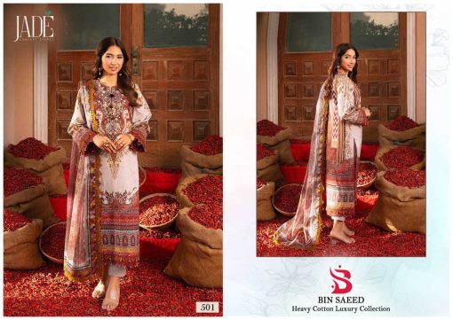 Jade Bin Saeed Heavy Cotton Luxury Collection Vol 5 Salwar Suit Catalog 6 Pcs 3 510x361 - Jade Bin Saeed Heavy Cotton Luxury Collection Vol 5 Salwar Suit Catalog 6 Pcs