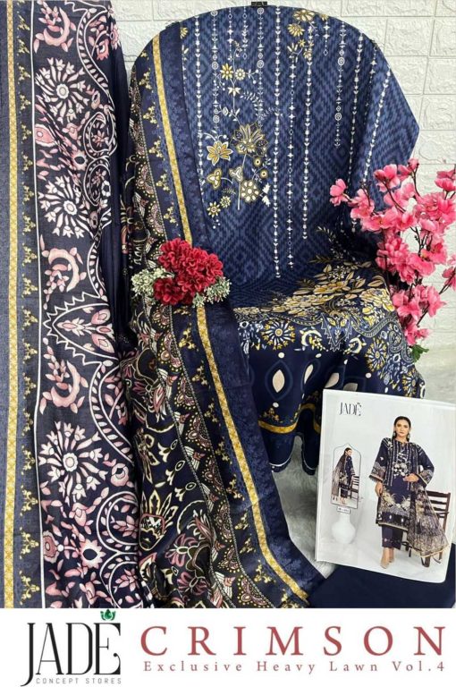 Jade Crimson Exclusive Heavy Lawn Vol 4 Salwar Suit Catalog 6 Pcs 15 510x768 - Jade Crimson Exclusive Heavy Lawn Vol 4 Salwar Suit Catalog 6 Pcs