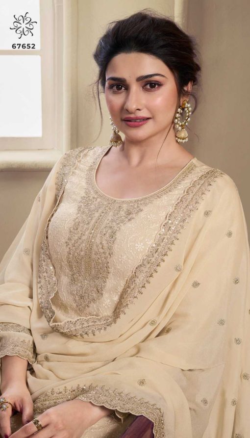 Kuleesh Saroj by Vinay Organza Salwar Suit Catalog 6 Pcs 2 510x893 - Kuleesh Saroj by Vinay Organza Salwar Suit Catalog 6 Pcs