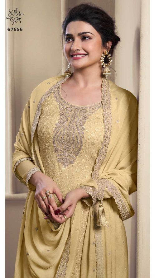 Kuleesh Saroj by Vinay Organza Salwar Suit Catalog 6 Pcs 9 510x893 - Kuleesh Saroj by Vinay Organza Salwar Suit Catalog 6 Pcs