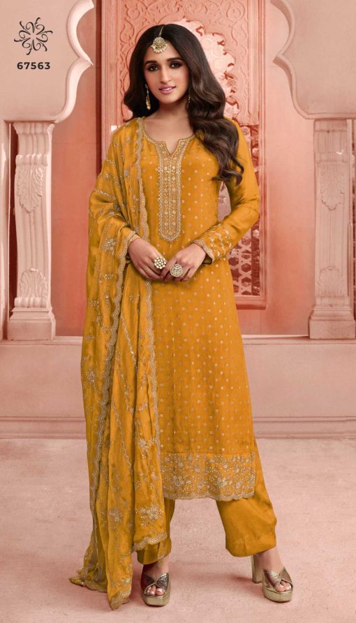 Kuleesh Swarnaa by Vinay Jacquard Salwar Suit Catalog 6 Pcs 5 510x892 - Kuleesh Swarnaa by Vinay Jacquard Salwar Suit Catalog 6 Pcs