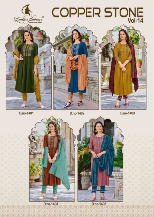 Ladies Flavour Copper Stone Vol 15 Kurti with Bottom Dupatta Cotton Viscose Catalog 5 Pcs 9 510x719 - Ladies Flavour Copper Stone Vol 15 Kurti with Bottom Dupatta Cotton Viscose Catalog 5 Pcs