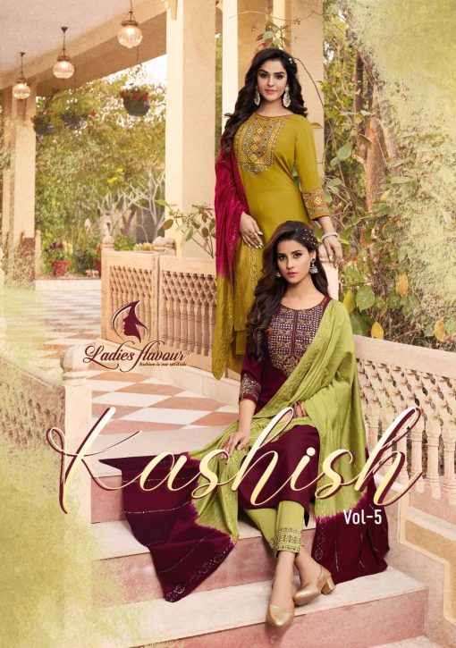 Ladies Flavour Kashish Vol 5 Kurti with Bottom Dupatta Rayon Catalog 6 Pcs 1 510x725 - Ladies Flavour Kashish Vol 5 Kurti with Bottom Dupatta Rayon Catalog 6 Pcs