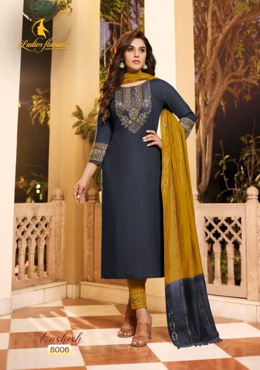 Ladies Flavour Kashish Vol 5 Kurti with Bottom Dupatta Rayon Catalog 6 Pcs 12 510x725 - Ladies Flavour Kashish Vol 5 Kurti with Bottom Dupatta Rayon Catalog 6 Pcs