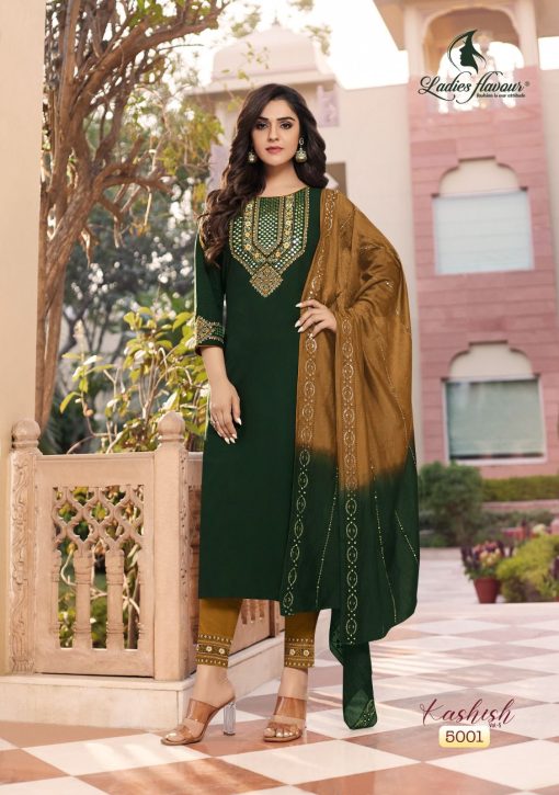 Ladies Flavour Kashish Vol 5 Kurti with Bottom Dupatta Rayon Catalog 6 Pcs 3 510x725 - Ladies Flavour Kashish Vol 5 Kurti with Bottom Dupatta Rayon Catalog 6 Pcs