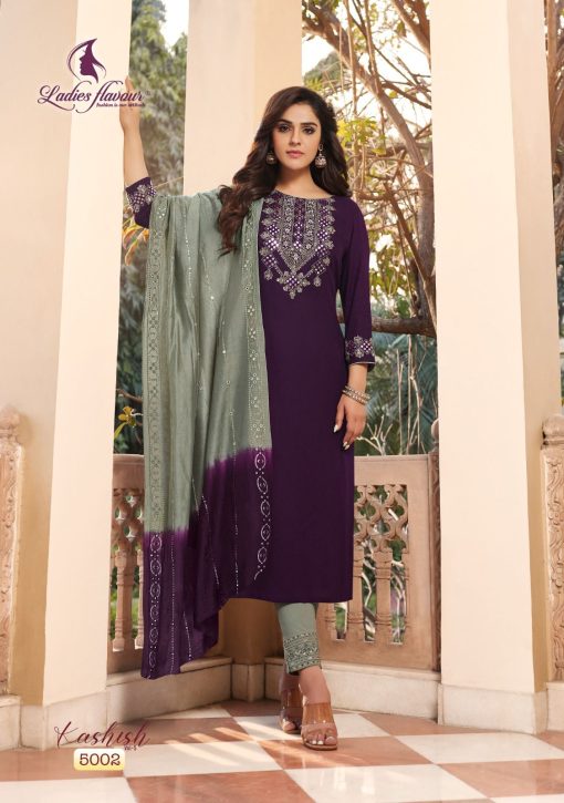 Ladies Flavour Kashish Vol 5 Kurti with Bottom Dupatta Rayon Catalog 6 Pcs 4 510x725 - Ladies Flavour Kashish Vol 5 Kurti with Bottom Dupatta Rayon Catalog 6 Pcs