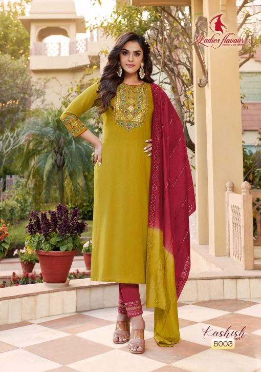 Ladies Flavour Kashish Vol 5 Kurti with Bottom Dupatta Rayon Catalog 6 Pcs 7 510x725 - Ladies Flavour Kashish Vol 5 Kurti with Bottom Dupatta Rayon Catalog 6 Pcs