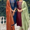 Ladies Flavour Parampara Vol 2 Chinon Kurti with Dupatta Bottom Catalog 6 Pcs