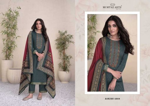 Mumtaz Arts Aarzoo Satin Salwar Suit Catalog 6 Pcs 4 510x360 - Mumtaz Arts Aarzoo Satin Salwar Suit Catalog 6 Pcs