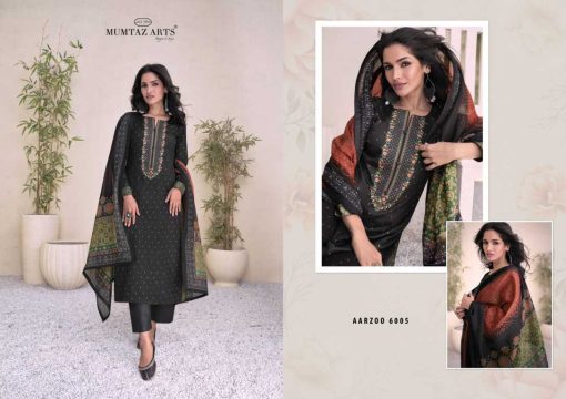 Mumtaz Arts Aarzoo Satin Salwar Suit Catalog 6 Pcs 5 510x360 - Mumtaz Arts Aarzoo Satin Salwar Suit Catalog 6 Pcs