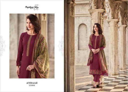 Mumtaz Arts Andaaz Satin Salwar Suit Catalog 9 Pcs 2 510x368 - Mumtaz Arts Andaaz Satin Salwar Suit Catalog 9 Pcs