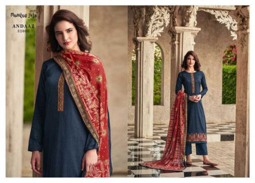 Mumtaz Arts Andaaz Satin Salwar Suit Catalog 9 Pcs 5 510x367 - Mumtaz Arts Andaaz Satin Salwar Suit Catalog 9 Pcs