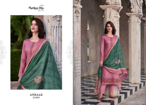 Mumtaz Arts Andaaz Satin Salwar Suit Catalog 9 Pcs 7 510x368 - Mumtaz Arts Andaaz Satin Salwar Suit Catalog 9 Pcs