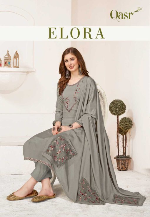 Qasr Elora Chinon Salwar Suit Catalog 8 Pcs 10 510x740 - Qasr Elora Chinon Salwar Suit Catalog 8 Pcs