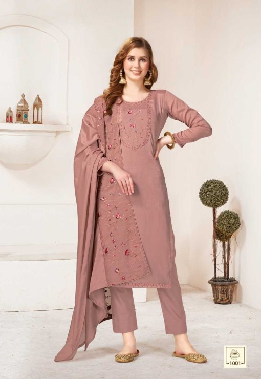 Qasr Elora Chinon Salwar Suit Catalog 8 Pcs 12 510x740 - Qasr Elora Chinon Salwar Suit Catalog 8 Pcs