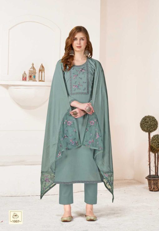 Qasr Elora Chinon Salwar Suit Catalog 8 Pcs 7 510x740 - Qasr Elora Chinon Salwar Suit Catalog 8 Pcs