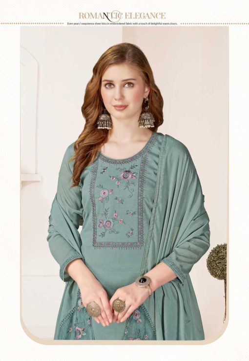 Qasr Elora Chinon Salwar Suit Catalog 8 Pcs 8 510x740 - Qasr Elora Chinon Salwar Suit Catalog 8 Pcs