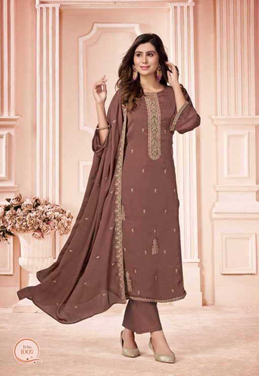 Qasr Pearl Georgette Salwar Suit Catalog 8 Pcs 14 510x740 - Qasr Pearl Georgette Salwar Suit Catalog 8 Pcs